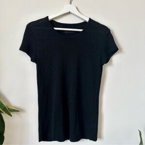 RtA Black Sparkle T-shirt Size XS